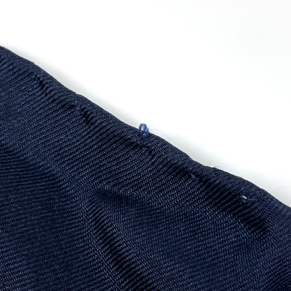 Chanel Scarf CC Logo Pattern Silk Navy Gold — view 3
