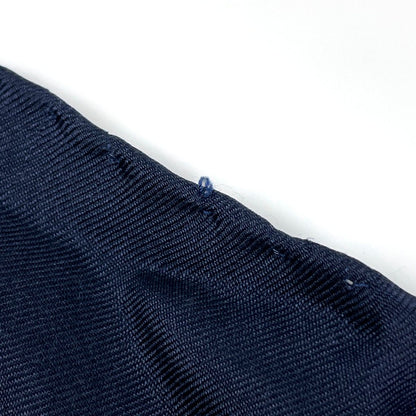 Chanel Scarf CC Logo Pattern Silk Navy Gold — view 3