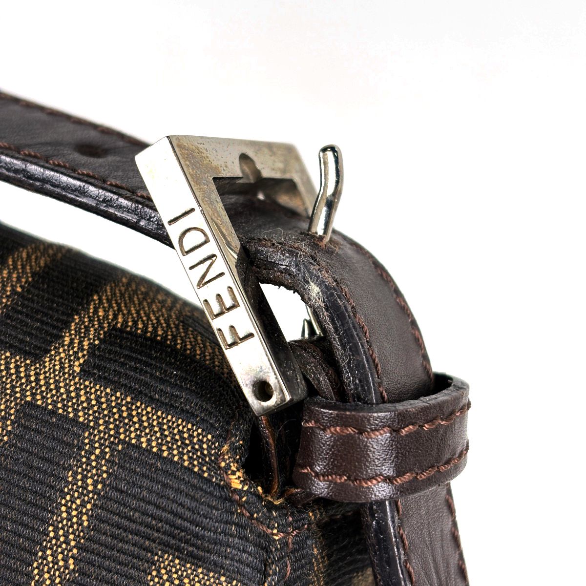 Fendi Shoulder Bag Zucca Pattern Canvas Brown — view 5
