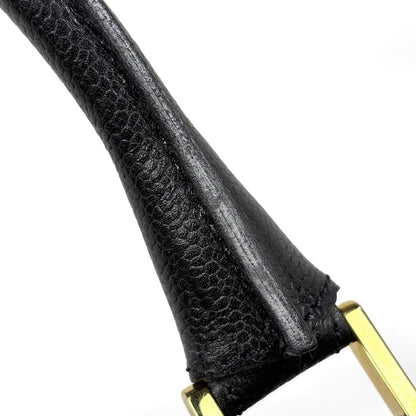 Chanel Handbag CC Logo 2-Way Mini Boston Caviar Leather Black — view 7