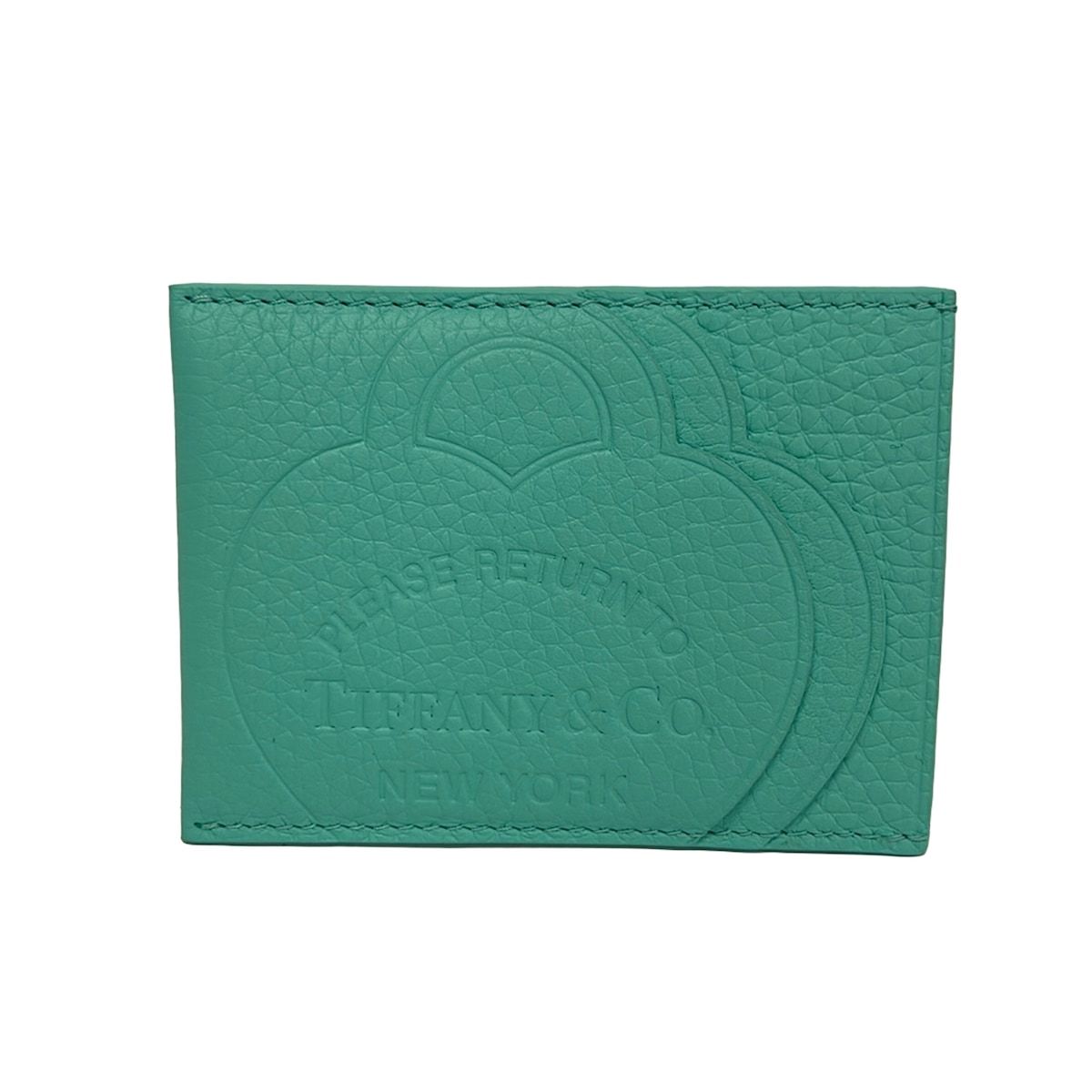 Tiffany & Co Card Case Return to Blue Leather
