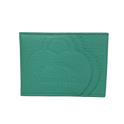 Tiffany & Co Card Case Return to Blue Leather