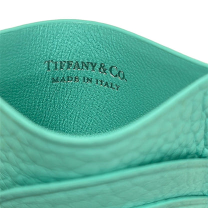 Tiffany & Co Card Case Return to Blue Leather — view 4