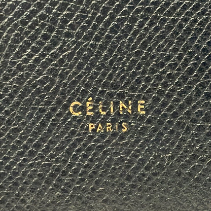 Celine Wallet Strap Large Multi Function Navy Bordeaux Leather — view 6