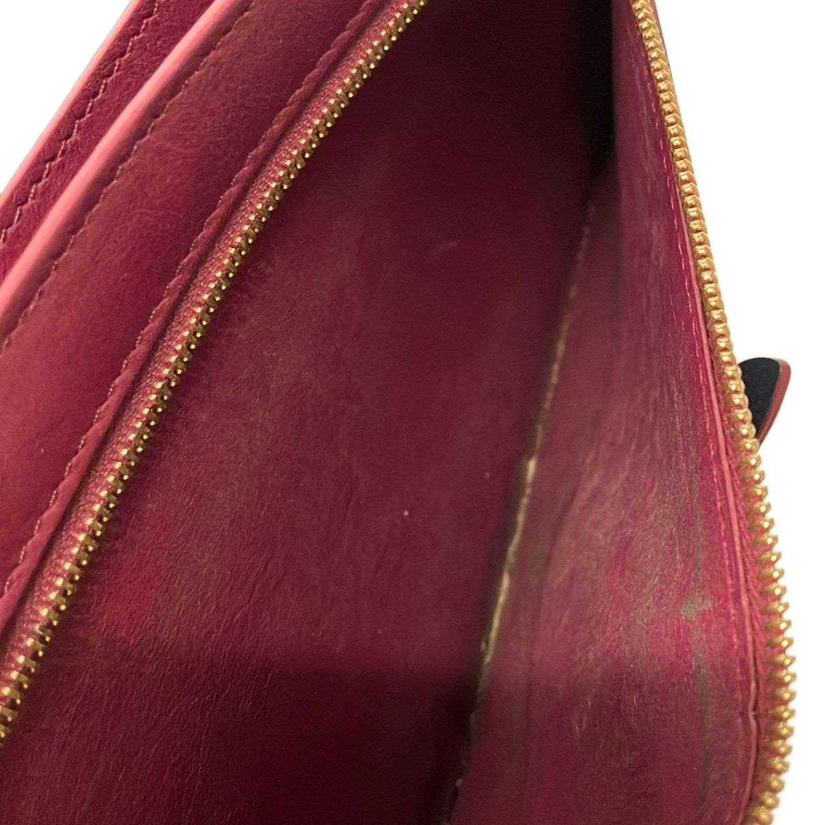 Celine Wallet Strap Large Multi Function Navy Bordeaux Leather — view 5