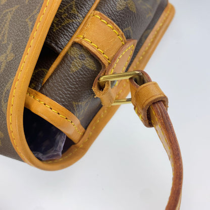 Louis Vuitton Monogram Solonge Brown Leather Shoulder Bag Pochette — view 5