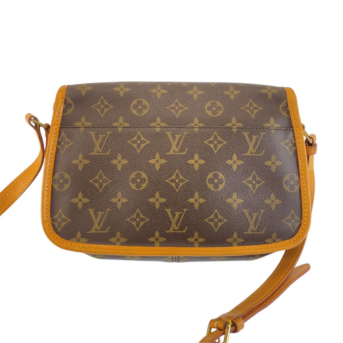 Louis Vuitton Monogram Solonge Brown Leather Shoulder Bag Pochette — view 2
