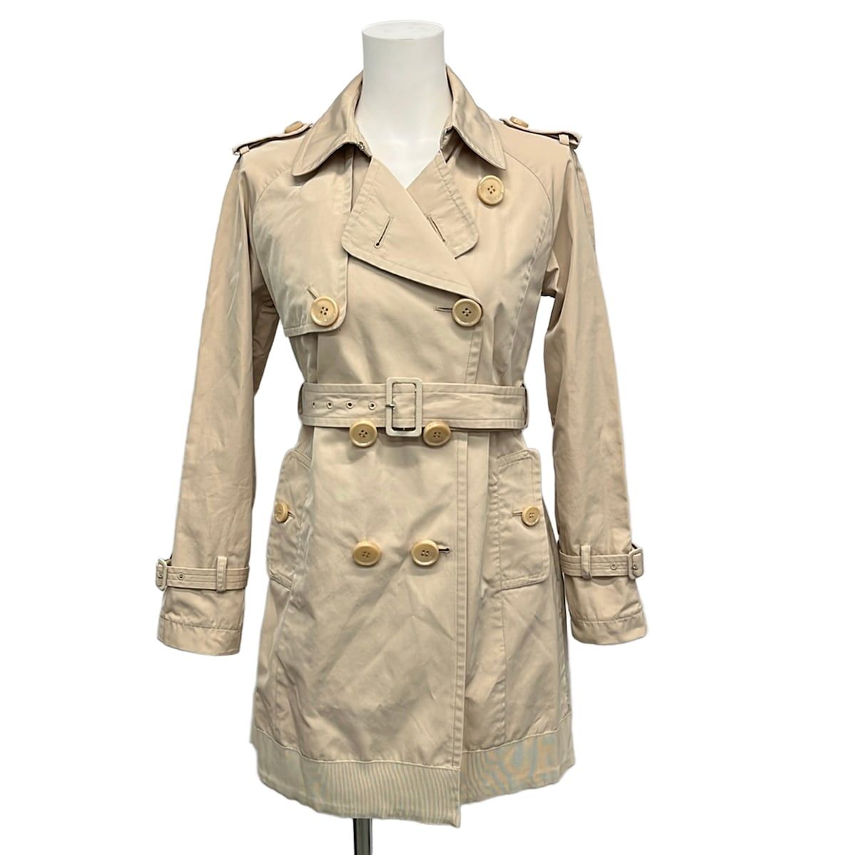 Moncler Trench Coat XS Delmas Beige Spring Fall 00