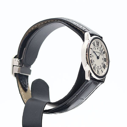 Cartier Ronde Solo SM Date White Dial Watch — view 2