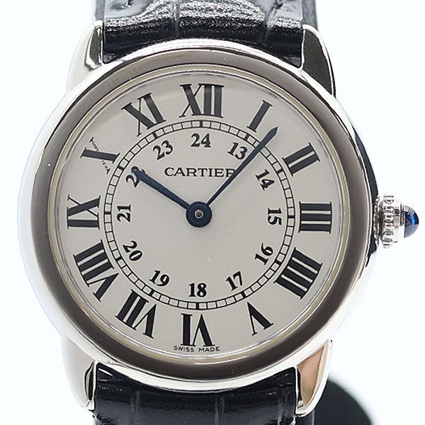 Cartier Ronde Solo SM Date White Dial Watch