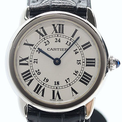 Cartier Ronde Solo SM Date White Dial Watch