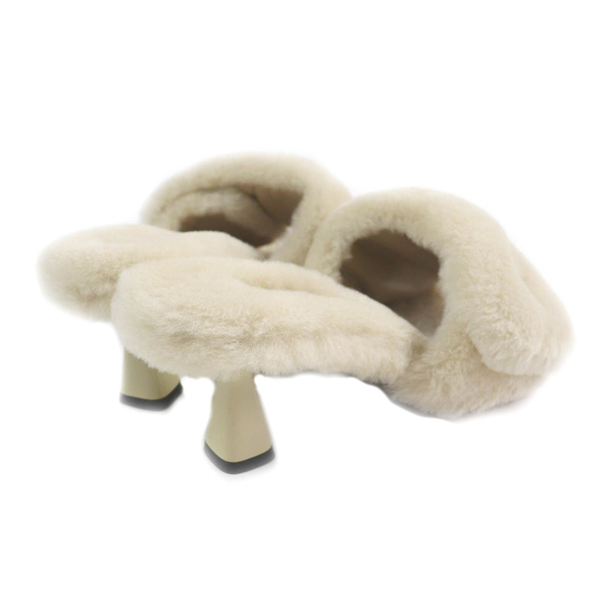 Prada Sheepfur with Sandals Beige — view 3