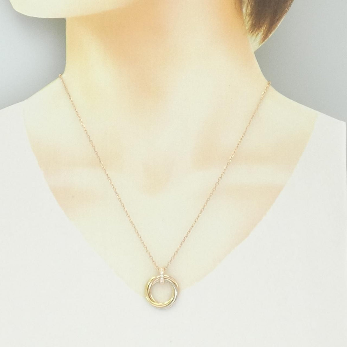 Cartier Trinity Necklace Pink — view 6