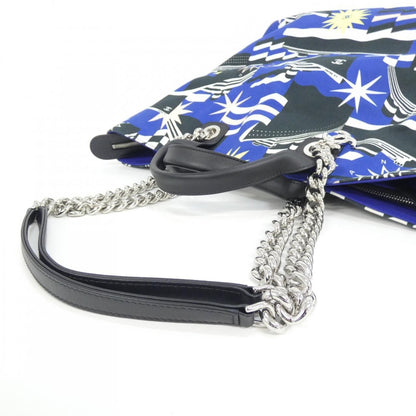 Chanel Bag Handbag Blue — view 6