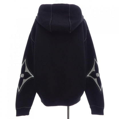Louis Vuitton Graphic Intarsia Zip Cotton Hoodie — view 2