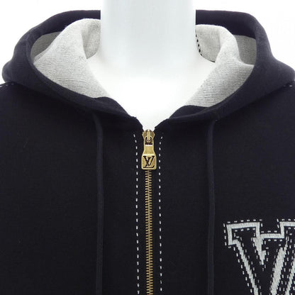 Louis Vuitton Graphic Intarsia Zip Cotton Hoodie — view 5