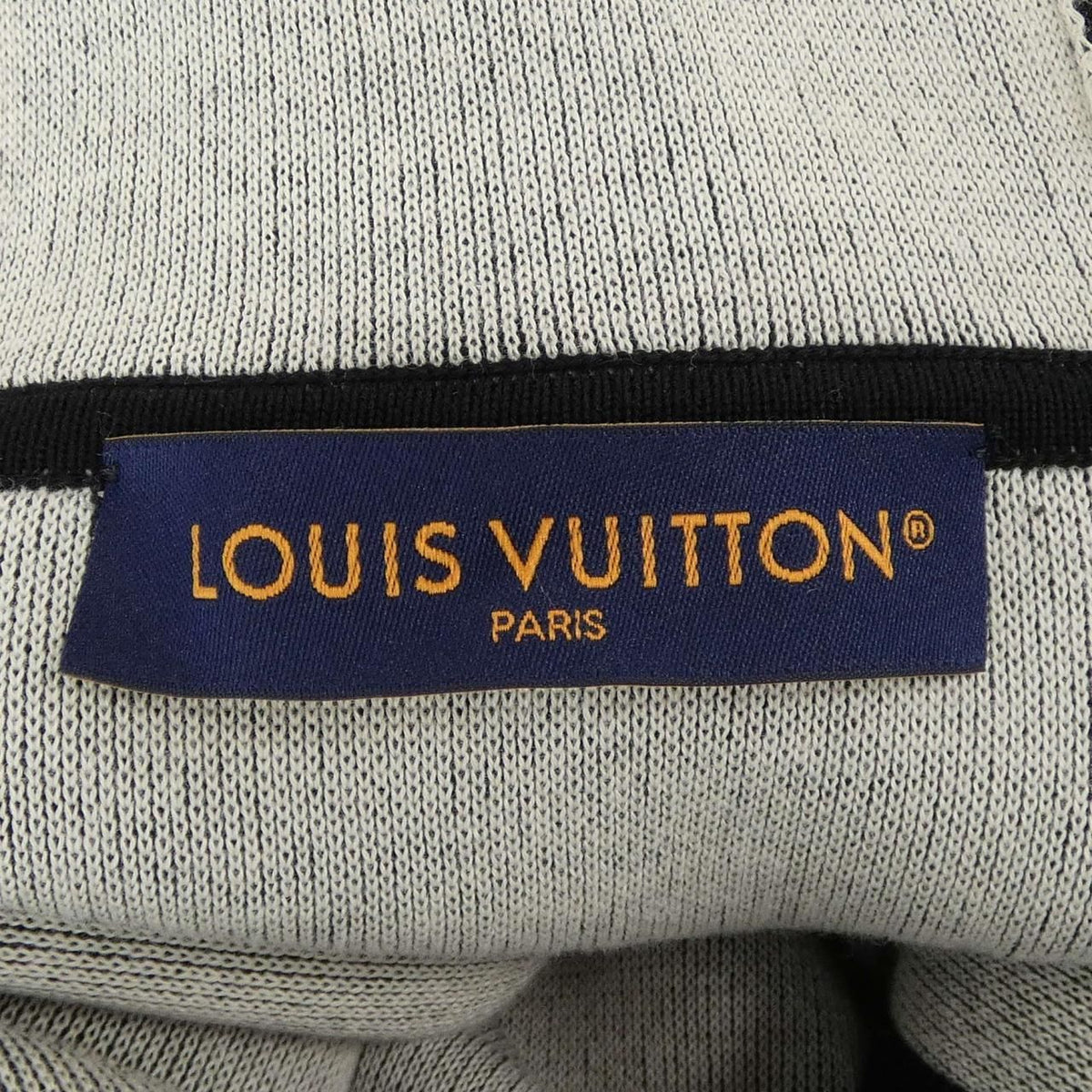 Louis Vuitton Graphic Intarsia Zip Cotton Hoodie — view 4