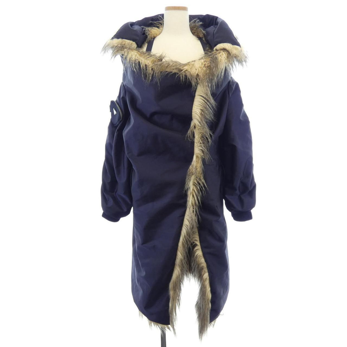 Prada Triangle Logo Coat