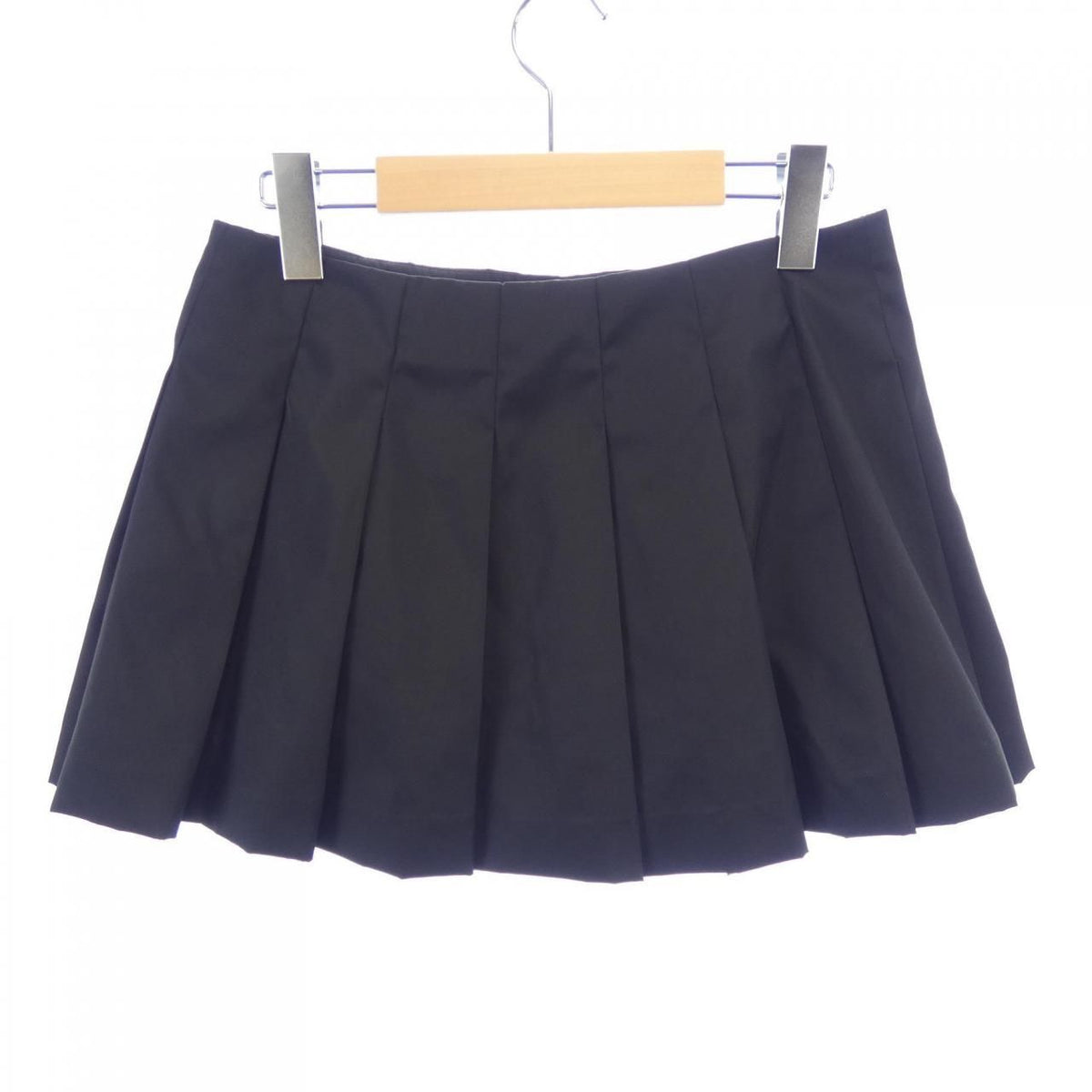 Prada Re-Nylon Pleated Mini Skirt Triangle Logo — view 2