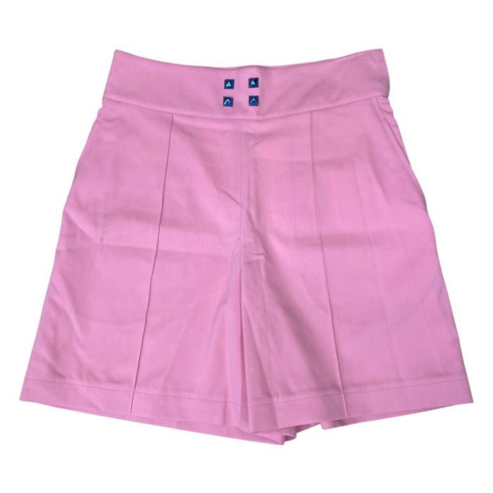 Hermes Shorts Pyramid Studs Wool Pink