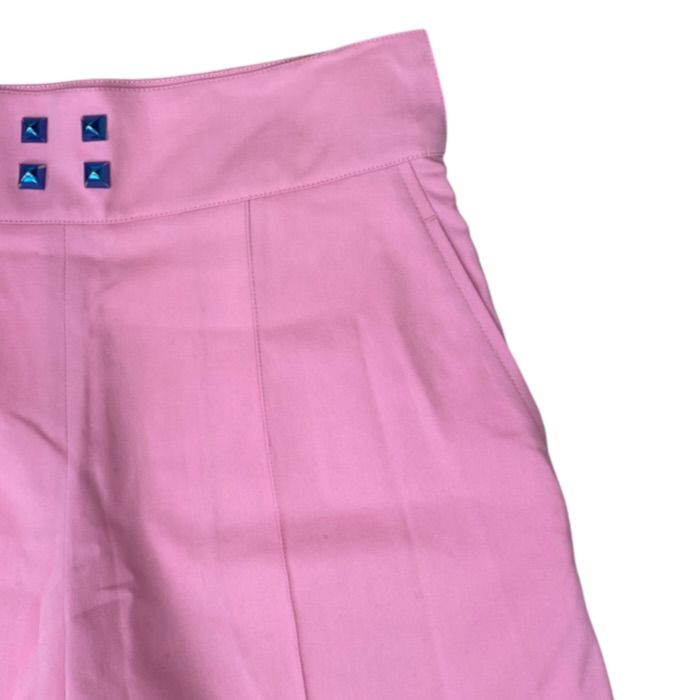 Hermes Shorts Pyramid Studs Wool Pink — view 2