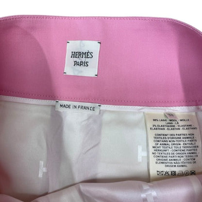 Hermes Shorts Pyramid Studs Wool Pink — view 6