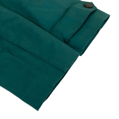 Prada Coat S Dark Green Soutien Collar Rain Cotton 36 — view 6
