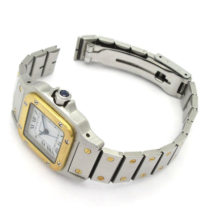 Cartier Watch Santos Galbee SM SS 18k White — view 2