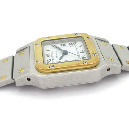 Cartier Watch Santos Galbee SM SS 18k White — view 3