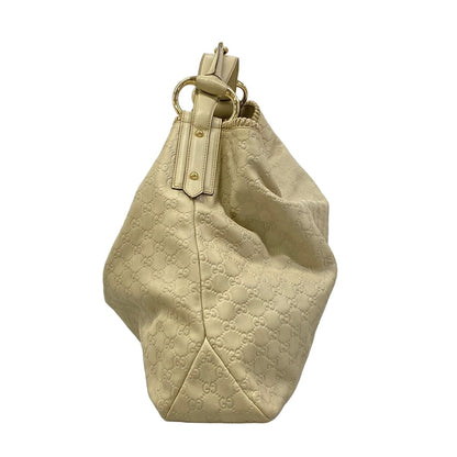 Gucci Handbag Horsebit Ivory Leather — view 2
