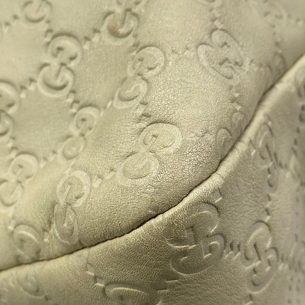 Gucci Handbag Horsebit Ivory Leather — view 6