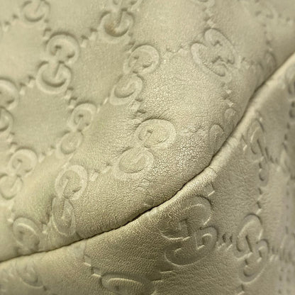 Gucci Handbag Horsebit Ivory Leather — view 6