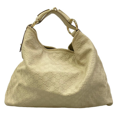 Gucci Handbag Horsebit Ivory Leather — view 3