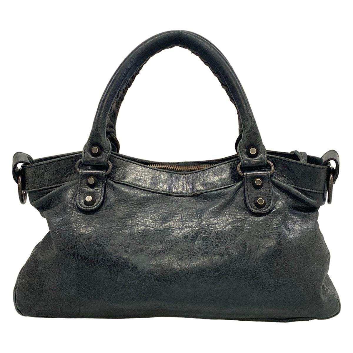 Balenciaga Handbag Black Leather — view 3