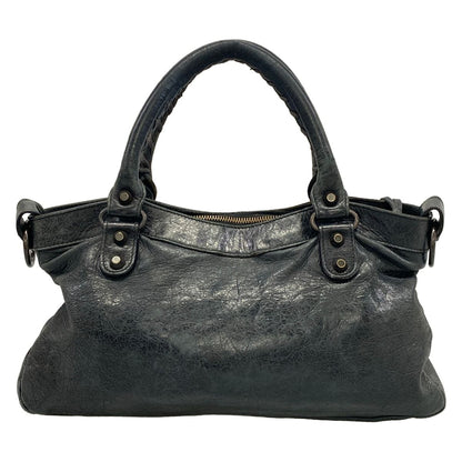 Balenciaga Handbag Black Leather — view 3