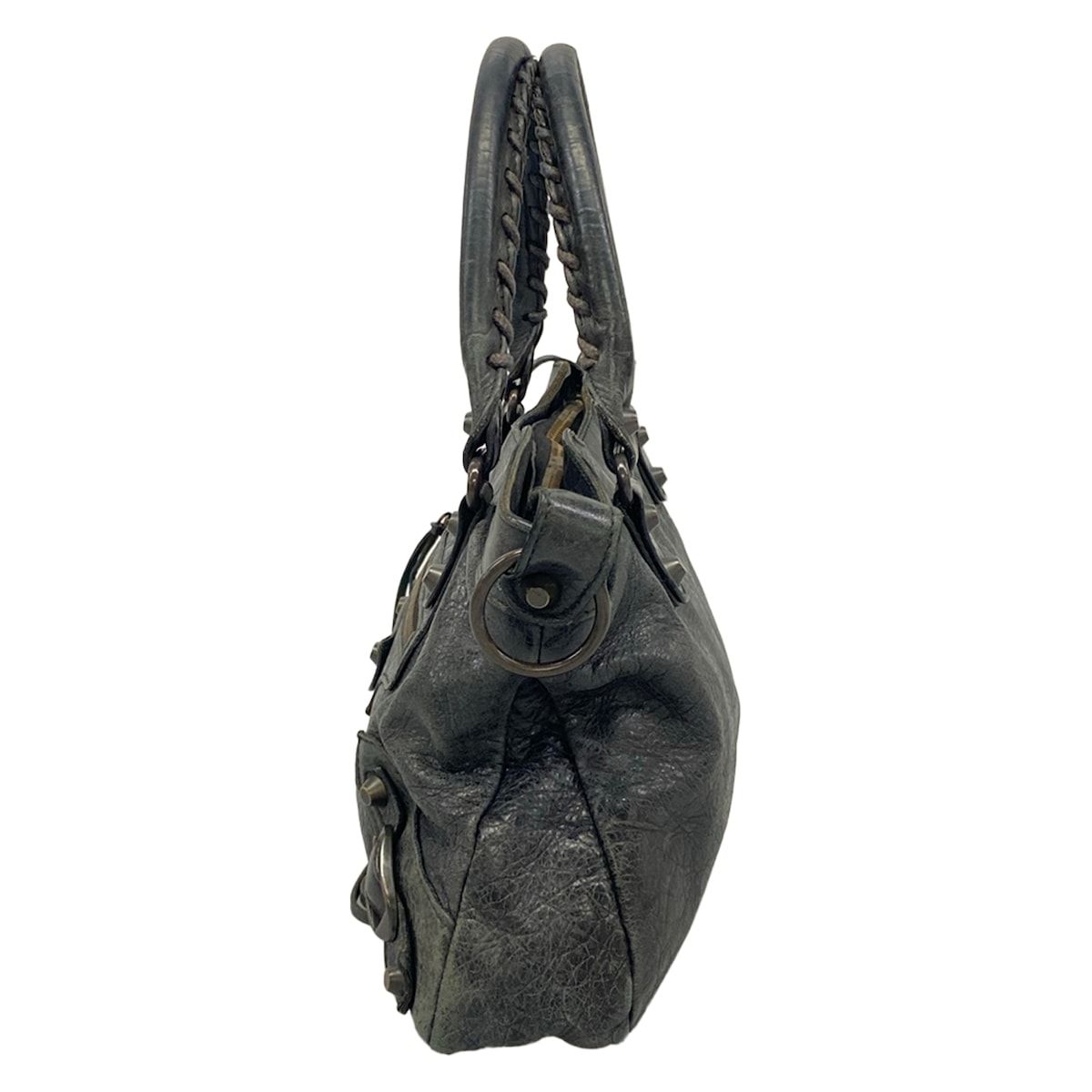 Balenciaga Handbag Black Leather — view 4