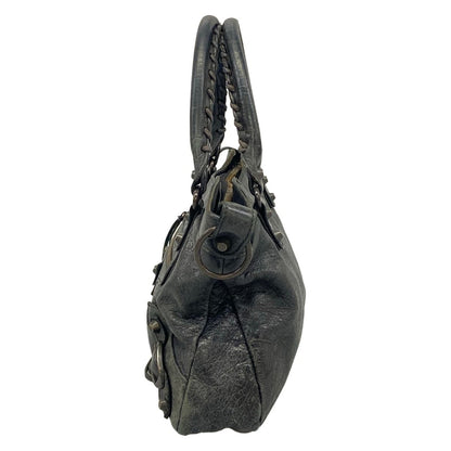 Balenciaga Handbag Black Leather — view 4