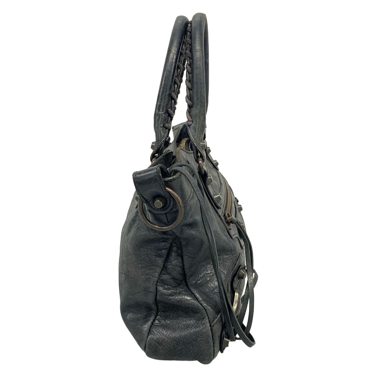 Balenciaga Handbag Black Leather — view 2