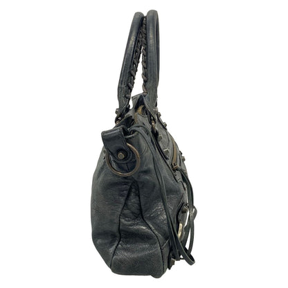 Balenciaga Handbag Black Leather — view 2