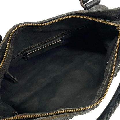 Balenciaga Handbag Black Leather — view 7