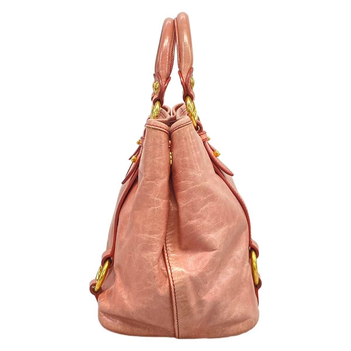 Miu Miu Tote Bag Pink Leather — view 2