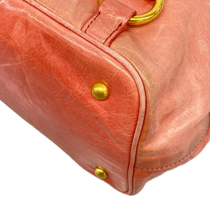 Miu Miu Tote Bag Pink Leather — view 6