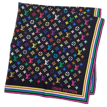 Louis Vuitton I Love Monogram Takashi Murakami Collaboration Scarf Silk