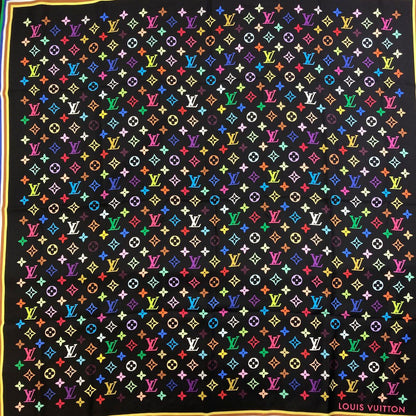 Louis Vuitton I Love Monogram Takashi Murakami Collaboration Scarf Silk — view 3