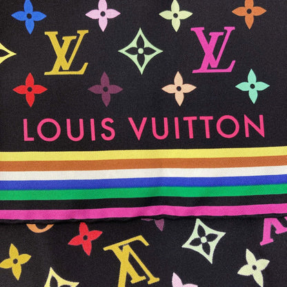 Louis Vuitton I Love Monogram Takashi Murakami Collaboration Scarf Silk — view 4