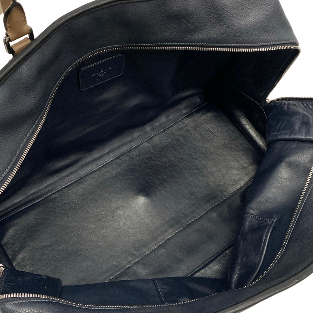 Loewe Boston Bag Amazona 44 Dark Navy Black Brown Leather — view 7