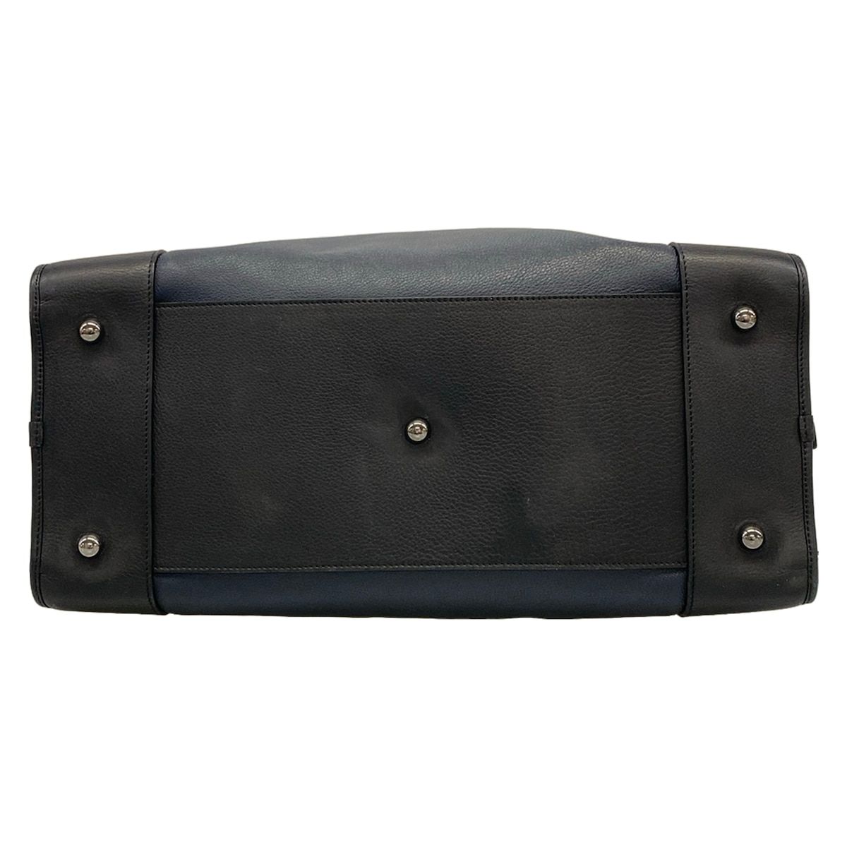 Loewe Boston Bag Amazona 44 Dark Navy Black Brown Leather — view 5