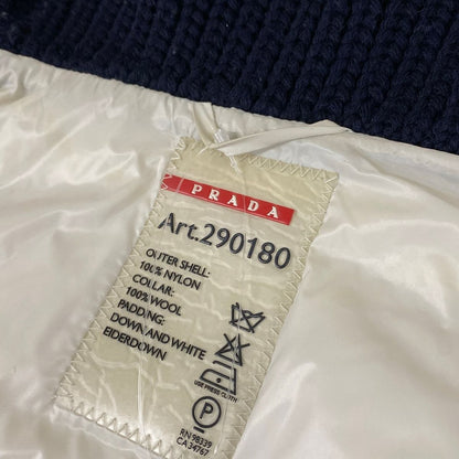Prada Sport Down Coat M Dark Navy 40 — view 7