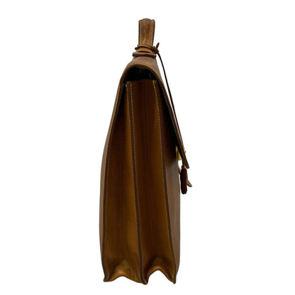 Hermes Business Bag Sac Depeche Brown Leather — view 2