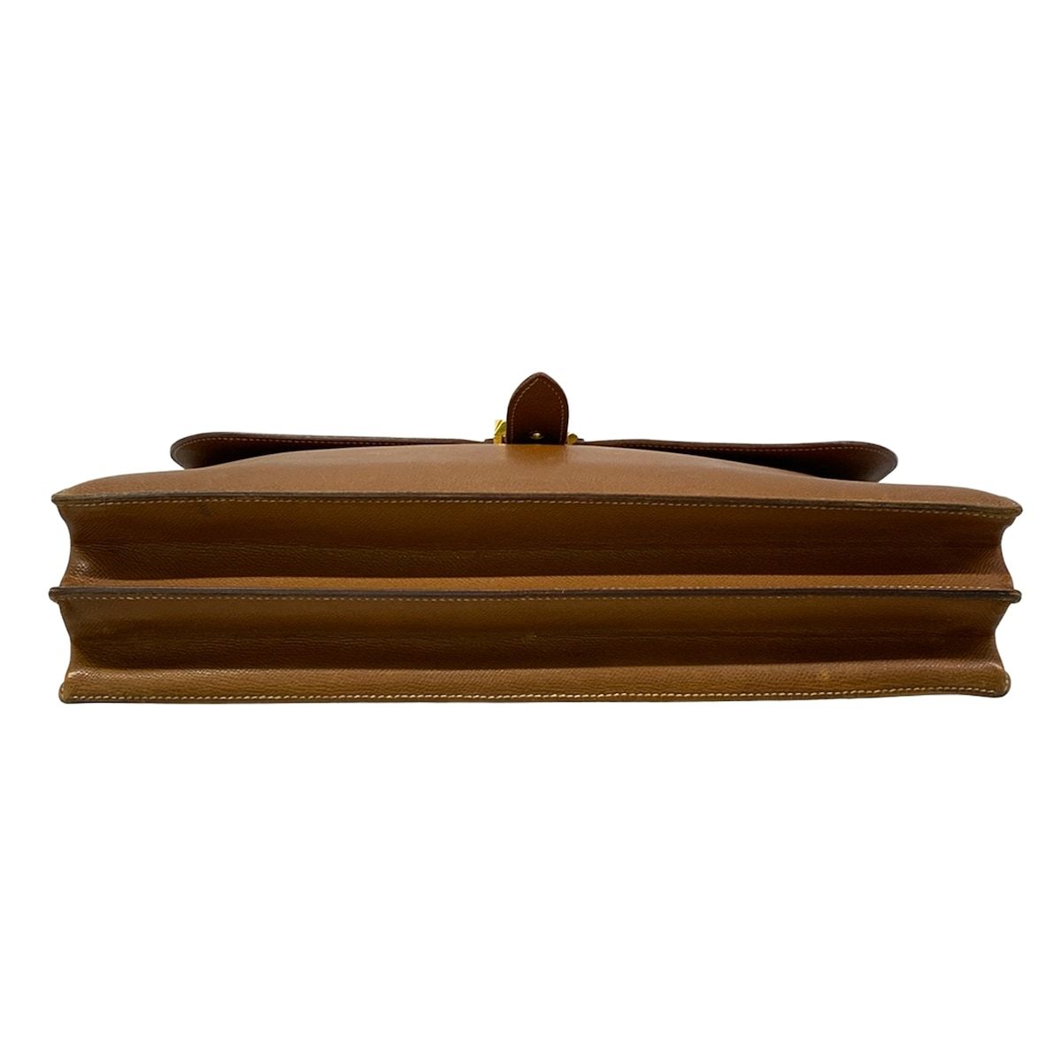 Hermes Business Bag Sac Depeche Brown Leather — view 5